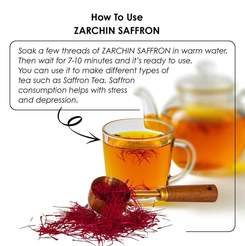 ZARCHIN Super Negin Saffron 1gr Pack - Image 3