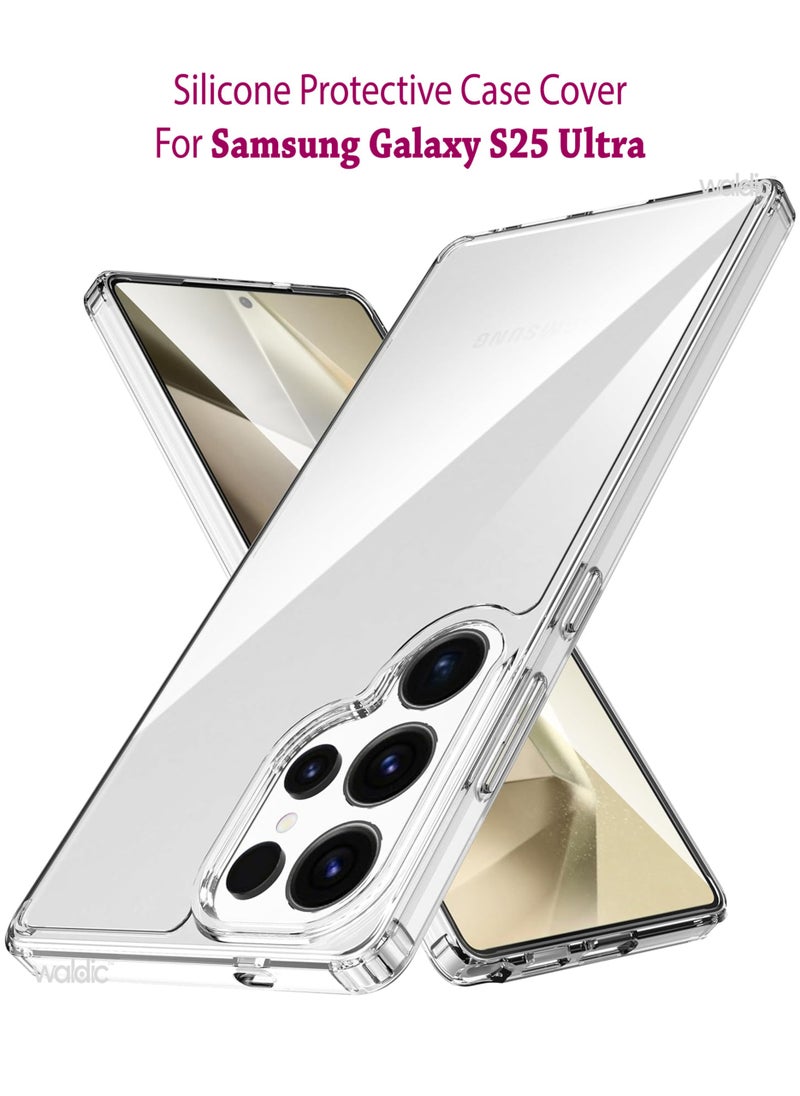 Gear4 Samsung Galaxy S25 Ultra Premium Case | Premium Silicone  Case Cover Designed for Samsung Galaxy S25 Ultra | Samsung Galaxy S25 Ultra Case Camera and Drop Protection Thin Protective Back Cover Case for Samsung Galaxy S25 Ultra - Clear  - Image 1