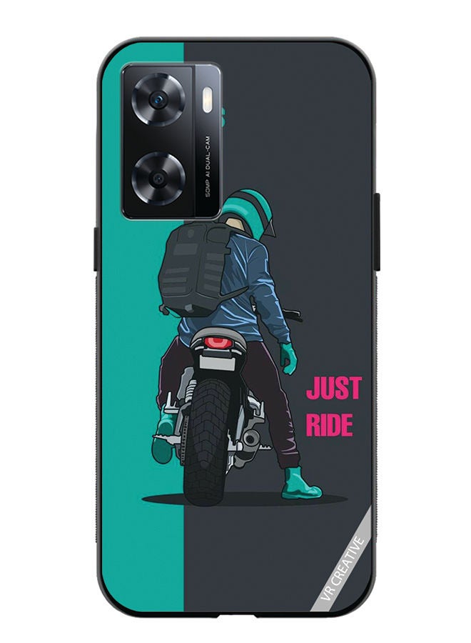VR CREATIVE Protective Case Cover For OnePlus Nord N20 SE Just Ride Design Multicolour - Image 1