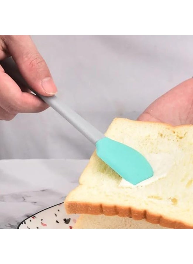 5-Piece Mini Spreader Set - Oil Brush + Spoon + Rack + Spatula - Stylish Multi-Colors - High-Quality Material Z - Image 2