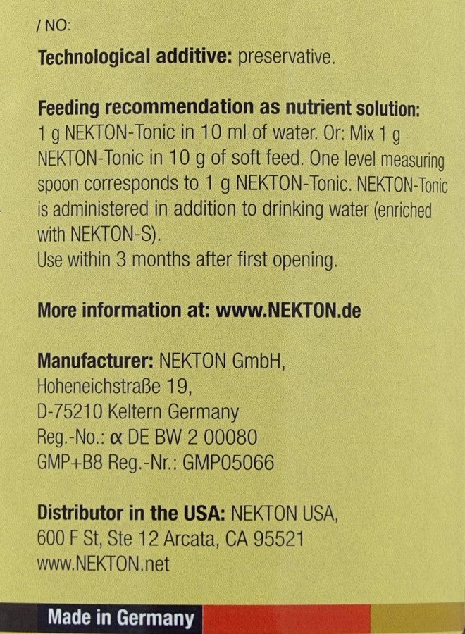 نيكتون نكتون تونيك-إف للطيور آكلة الفاكهة 100 غرام (3.5 أونصة) - Image 4