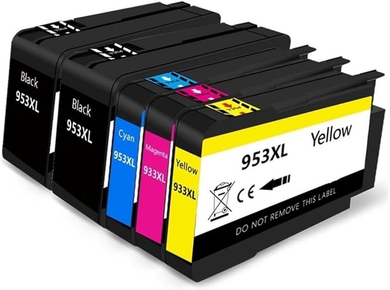 5 قطع خراطيش الحبر لطابعات HP OfficeJet Pro 953 XL 7720 7730 7740 8210 8218 - Image 1