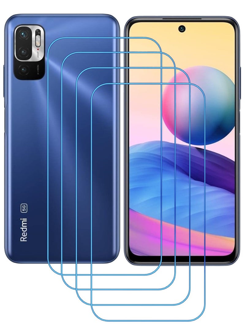 ACLIX 4 Pieces Antistatic ESD Dustproof Premium Quality High Definition Clear Tempered Glass Screen Protector Designed For Xiaomi Redmi Note 10 5G - Image 1