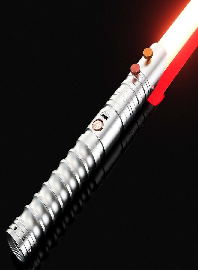 CVCBSER Upgrade App Dueling Lightsaber, Motion Control 16 Sets Sound Effects and 16 Colors Changeable, Smooth Swing Metal Light Saber for Adults - Image 1