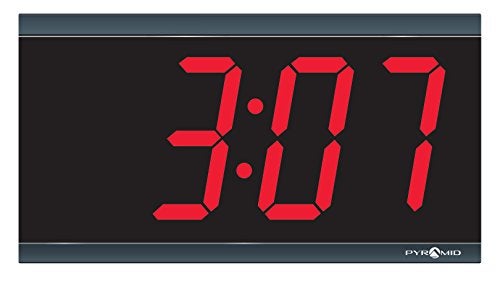 Pyramid Time Systems Simplex Compatible 4-Digit, Red LED 110V Digital Clock by Pyramid(41357G) - Image 4