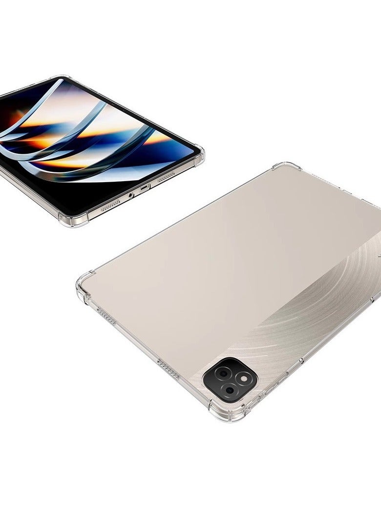 general Transparent case compatible with itel vista tab 30Pro 13 inch 2025 , four corners airbag drop resistant shockproof transparent case, soft TPU shockproof protective case - Image 3