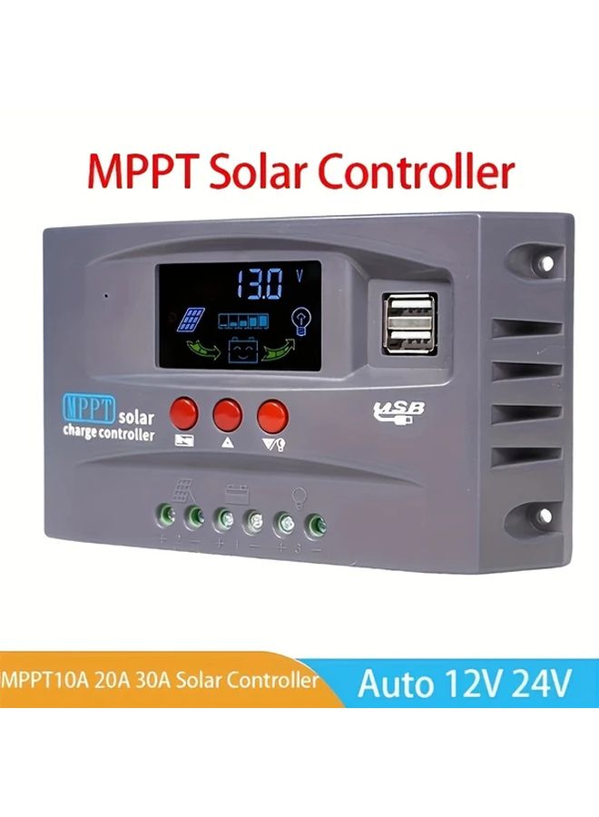 MPPT Solar Charge Controller 40A 12V 24V Auto Color Screen Lithium Lead Acid - Image 1