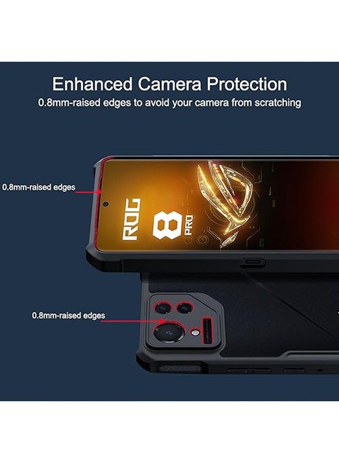 general For ASUS ROG Phone 8 Pro 5G Case, Ultra-Slim Cover Soft TPU Bumper + Acrylic Clear Back Military-Grade Airbag Drop Protection - Image 4