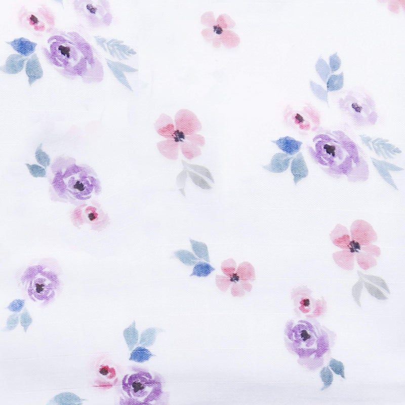 Masilo 100% Organic Cotton Silky-Soft Bamboo Muslin Sleeping Bag-Breathable Baby Wearable Blanket with Zipper-Soft & Lightweight-Age 0-6 Months, Bloom - Image 3