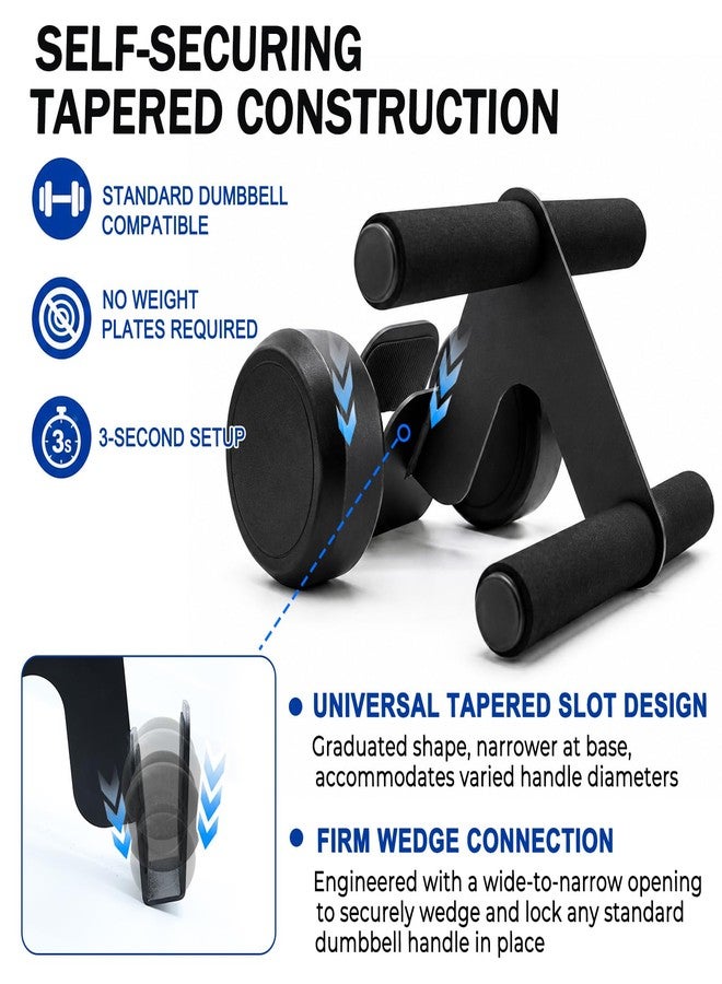 Lights Mountain Dumbbell Tib Bar Alternative, Dual Leg Tibialis Trainer for Tib Raises, Knees Over Toes Equipment, Secure Narrow Slot Design Holds Dumbbells Firmly - Image 3