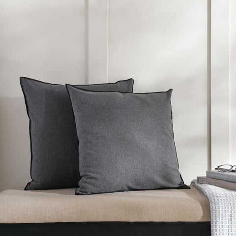 أغطية وسائد رمادية داكنة لديكور المنزل