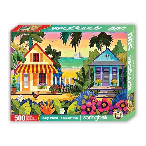 Springbok Key West Inspiration 500 Piece Jigsaw Puzzle for Adults Beach Travel Puzzle Unique Cut Pieces Made in USA - Image 5