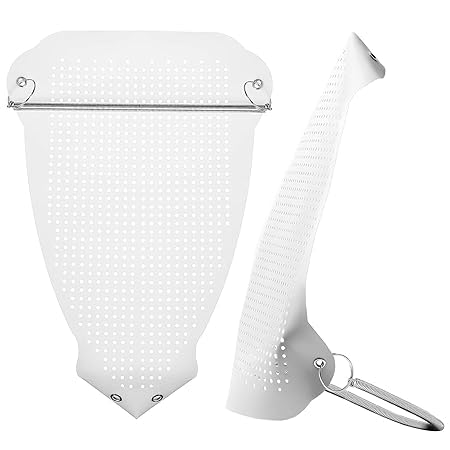 PRISO Household silicon Electric Iron Cover Used for Electric Iron Universal Size Iron Quick Heat Protector Steam Iron Cover Whitecolor - Image 1