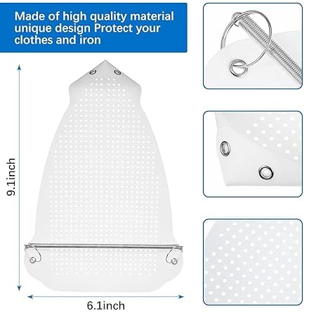 PRISO Household silicon Electric Iron Cover Used for Electric Iron Universal Size Iron Quick Heat Protector Steam Iron Cover Whitecolor - Image 4