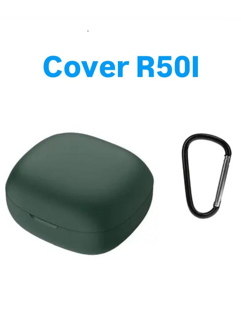 Silicone Case for Anker R50i Earphones - dark green - Image 1