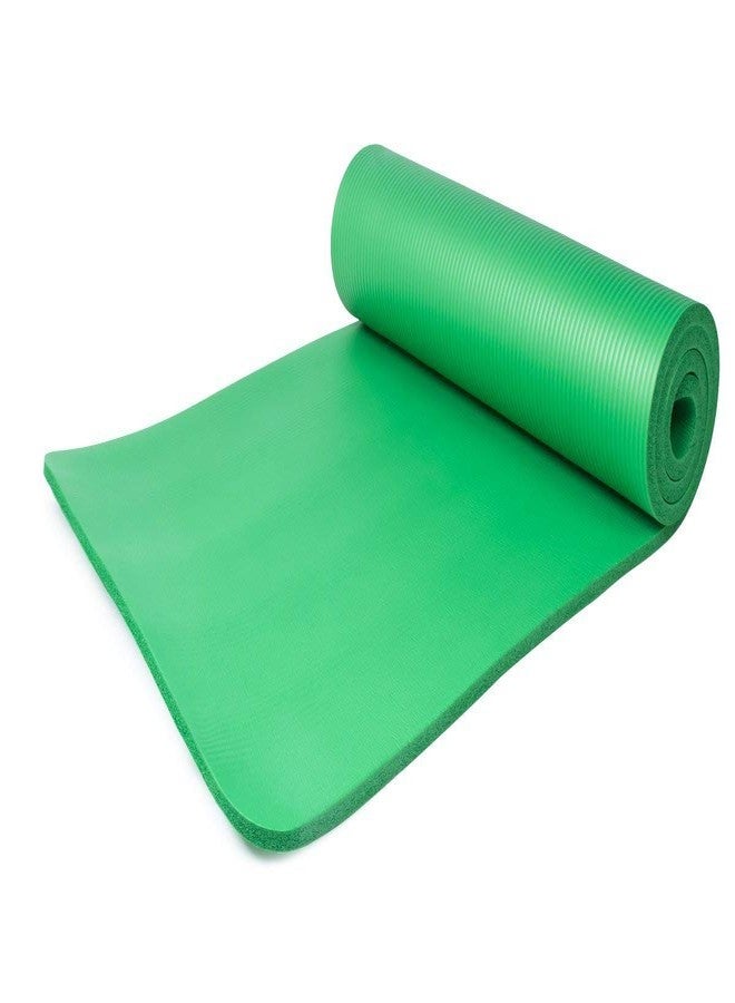 IRIS Fitness Nonslip Exercise Yoga Mat, NBR Multi-Purpose Mat for Fitness, Pilates, Gymnastics, Core Exercises, Stretches and Home Workouts, For Men and Women (183 cm X 61 cm X 10 mm) - Image 1