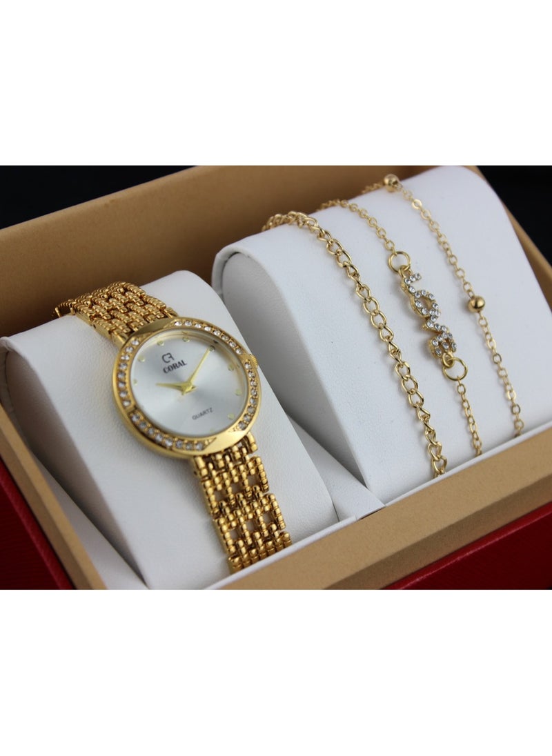 Reclaim with Argireline Women's evening watch set 