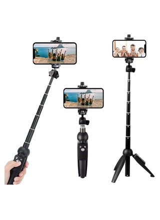 Selfie Stick For Phone Size 4.5-6.2Inch, Extendable Selfie Stick Tripod with Bluetooth Wireless Remote Phone Holder - pzsku/Z2EF1054B8EE7E88F8DEDZ/45/_/1686228606/807f0740-70d5-495b-bd8e-38935ca5d8ec