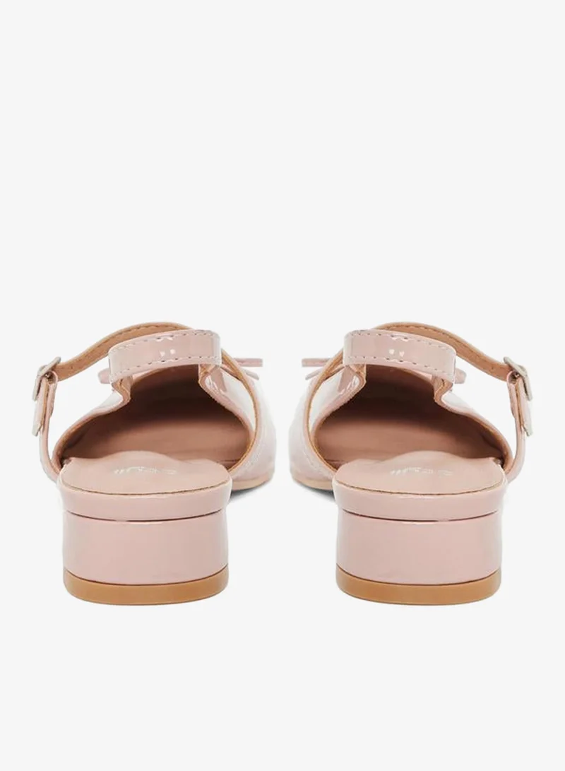 ستايلي حذاء ماري جين فلات لامعة