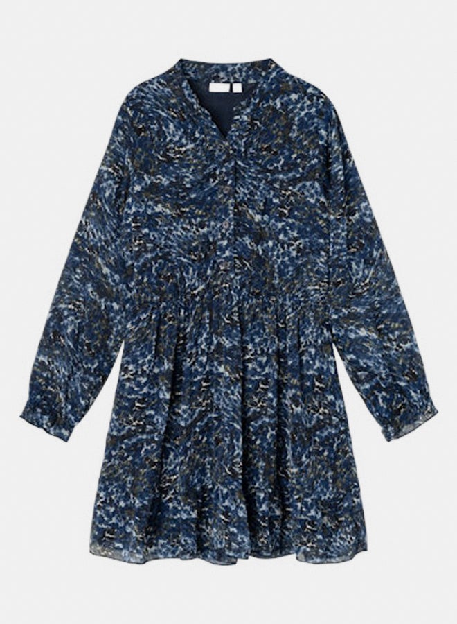 name it Girls Olinku Longsleeve Dress - Image 1