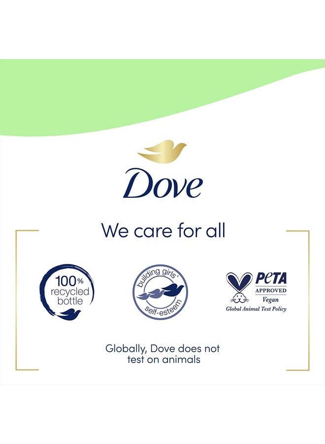 Dove غسول يد رغوي بالصبار والأوكالبتوس عبوة من 4 يحمي البشرة من الجفاف، يحتوي على مرطبات أكثر من صابون اليد العادي الرائد، 10.1 أونصة (عبوة من 4) - Image 3
