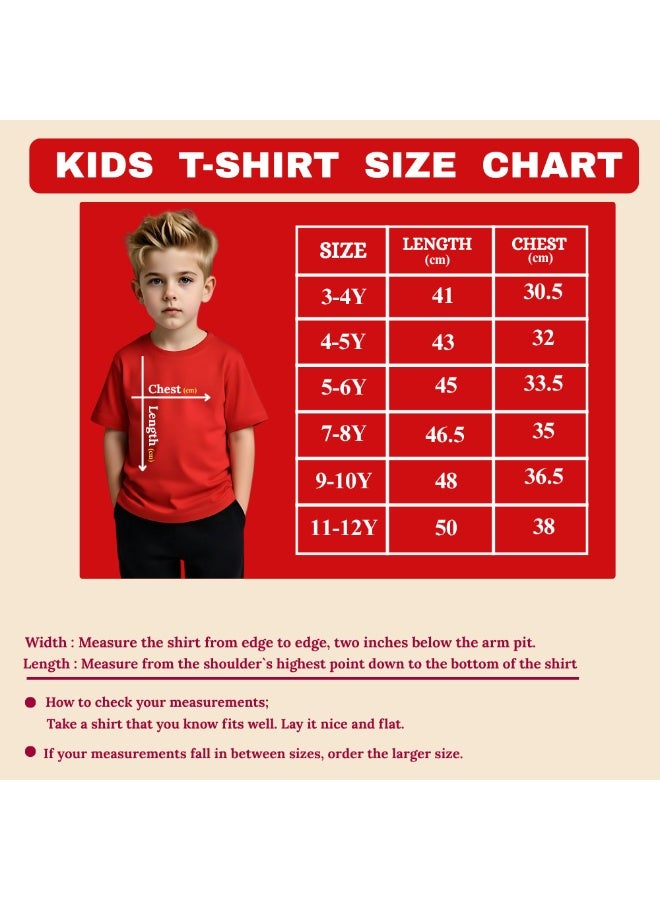 UAE Celebrating National Day Printed Kids Round Neck T-Shirt for Boys - Image 2