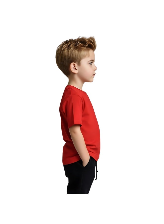 UAE Celebrating National Day Printed Kids Round Neck T-Shirt for Boys - Image 5