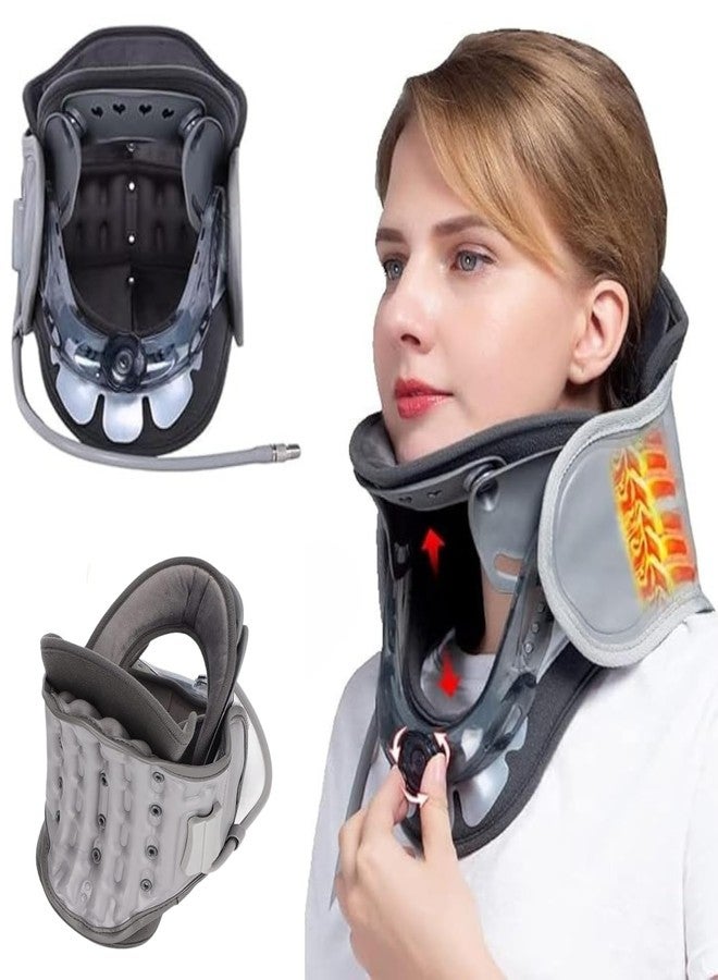 DNESHY Cervical Collar Neck Support Brace (1 Piece, Adjustable Size, Black, Foam), 360° Soft Support Neck Brace for Cervical Spine Pain Relief, Posture Correction & Neck Stretcher, Lightweight & Comfortable Design - Image 1