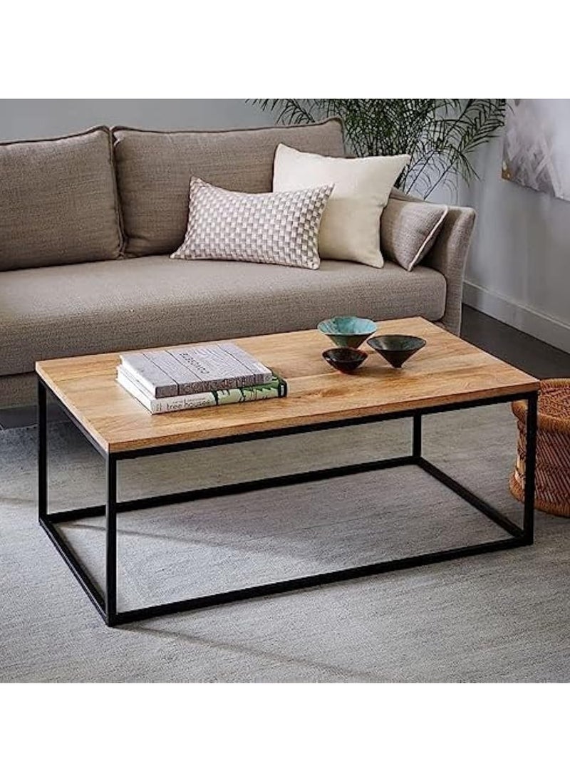 Masa Furniture Table - Metal x Wood - Black x Brown - 1 m from Masa Furniture 