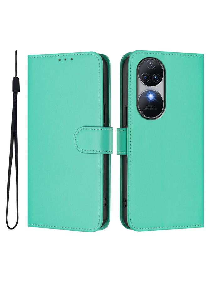 اس-توب جراب لهاتف Oukitel C38 مصنوع من الجلد بلون سادة مع حبل تعليق - Image 2