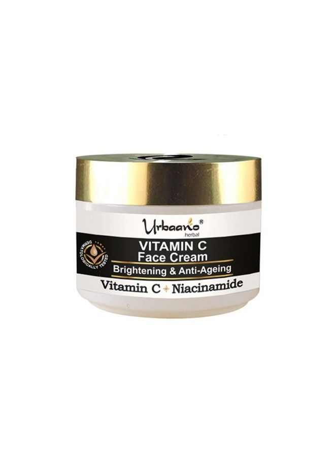 Urbaano herbal Vitamin C Brightening Cream Face Moisturizer For Glowing & Nourishing Skin For Women & Men 50Gm - Image 2