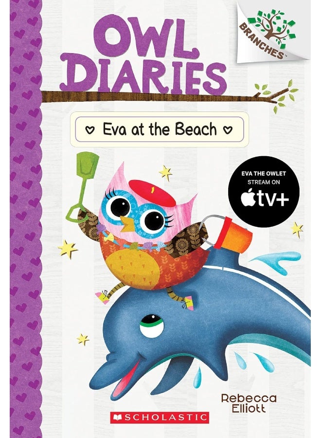 Eva at the Beach: A Branches Book (Owl Diaries #14): Volume 14