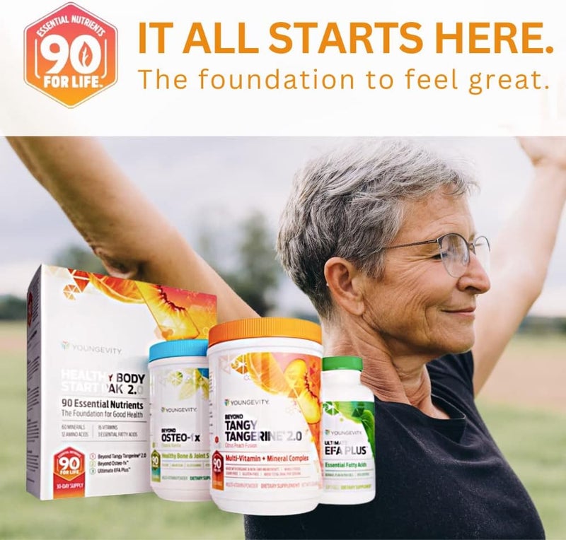 Youngevity Healthy Body Start Pak 20  Complete AllinOne Nutrition  60 Minerals 16 Vitamins 12 Amino Acids 6 Essential Fatty Acids  Whole Foods PreProbiotics  Bone Formula - Image 5