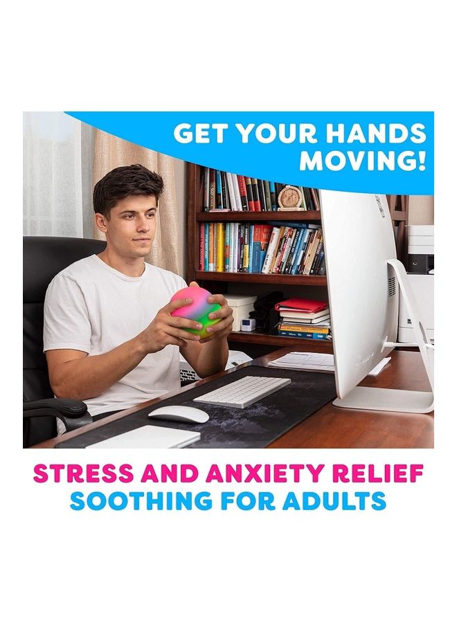 نيبمينينت Power Your Fun Rainbow Giant Stress Ball - Image 4