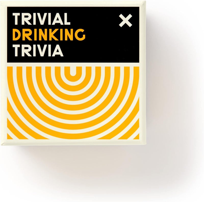 Trivial Drinking – Trivia Card Game Set with 200 Unique Questions About Random Drinking Knowledge for Adults
