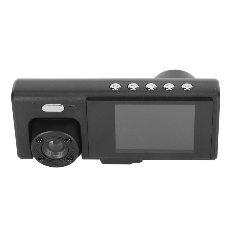 3 Lens Dash Camera Car Driving Recorder with IR Night Vision Loop Recording G Sensor Emergency Saving - Image 5