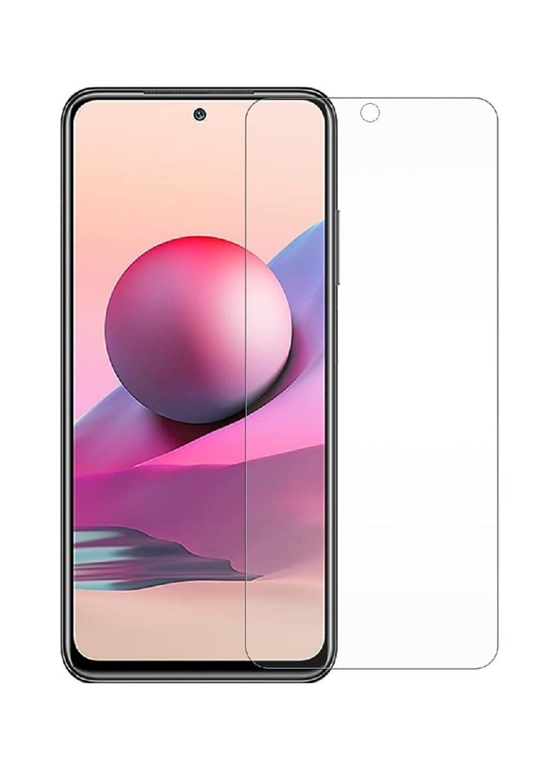 Super Tempered Glass Screen Protector Clear Designed For Xiaomi Redmi Note 10S Full Screen Coverage And Bubble Free - Image 1