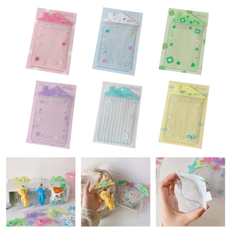 Blue PVC Storage Case For Miniature Stuffed Animals Dolls And Toys - Image 3