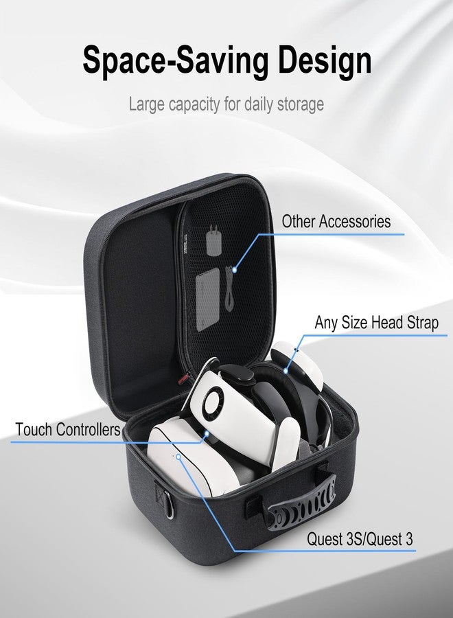 STARTRC GAMES Case for Quest 3S, gray, L, casual - Image 3