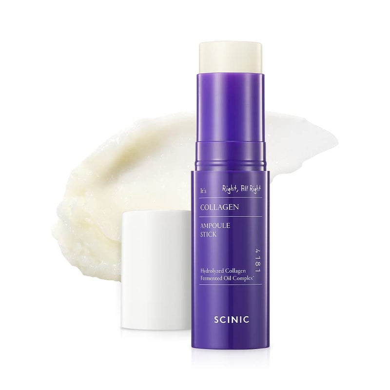SCINIC Collagen Ampoule Stick 0.35fl.oz (10g)| Elasticity-improving Collagen Multi-stick with Low-molecular Weight Collagen & Fermented Oil | Makes Skin Look Radiant And Moisturized | Korean Skincare - Image 1