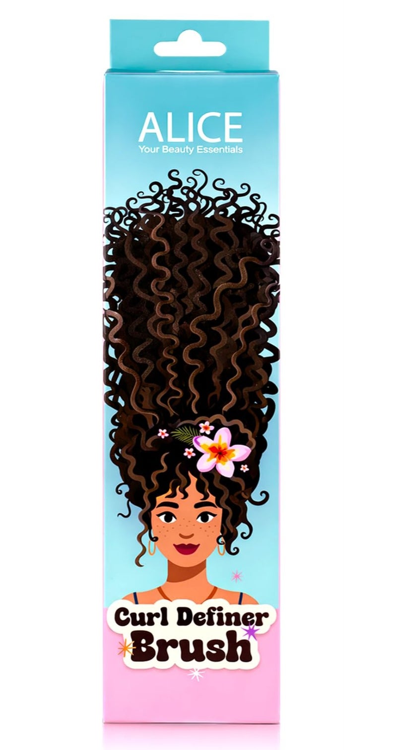 Alice Curly Hair Styling Brush – Wet & Dry Detangling Brush - Image 5