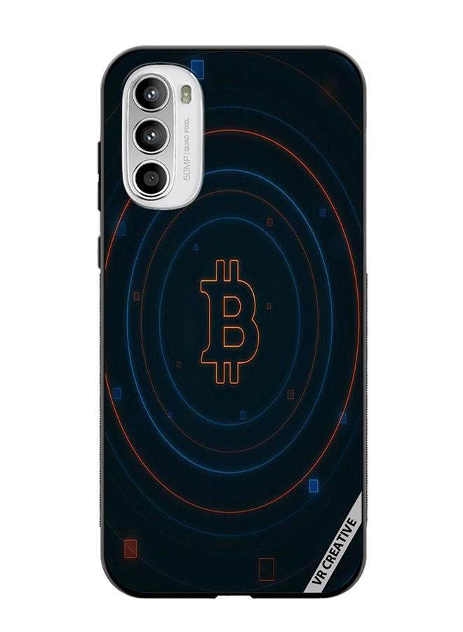 VR CREATIVE Protective Case Cover For Motorola Moto G82 Cryptocurrency Design Multicolour - Image 1