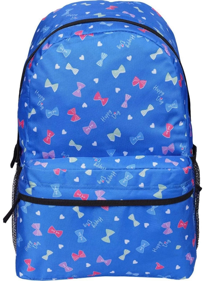 ريلاكسن School Backpack Bowtie Blue