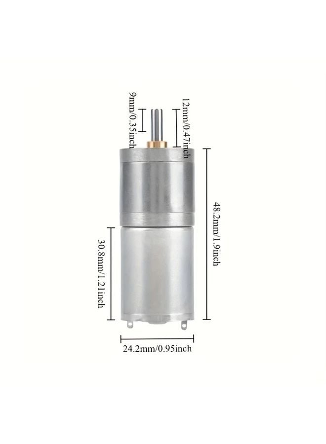 12V DC 300RPM Micro Geared Reduction Motor For Electronic Lock - Image 3