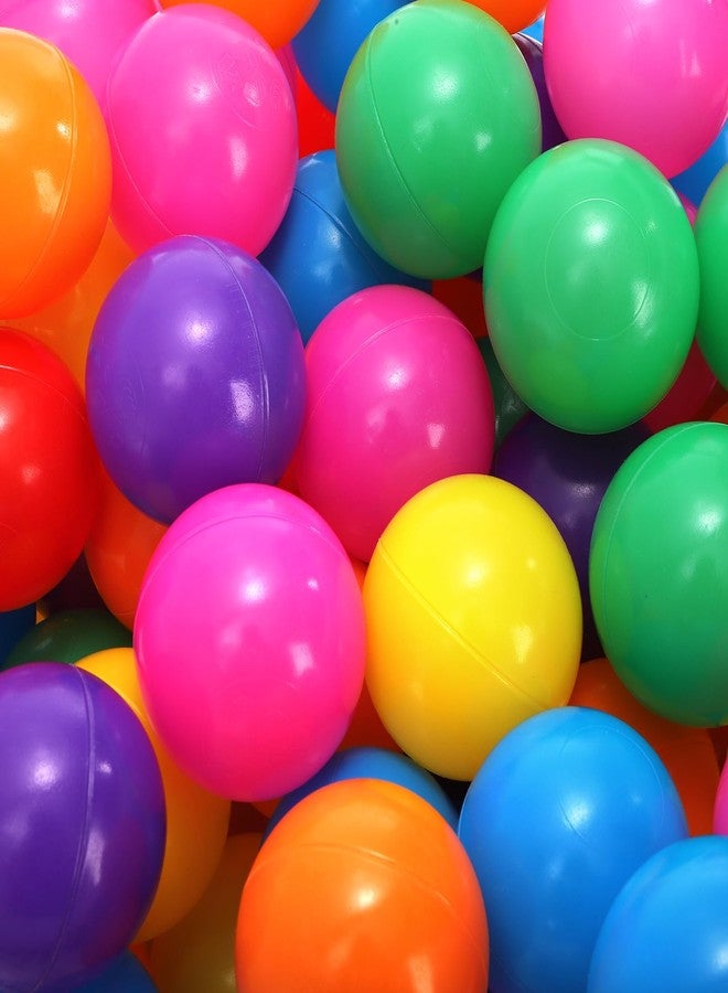 Goaste 100 Pack Small Ball Pit Balls for Kids, 2 Inch Plastic Playpen Balls with Storage Bag, Multi-Colored Bounce House Balls Crush Proof, BPA Free Swim Pit Fun Toy for Playhouse, Tent (7 Colors) - Image 5