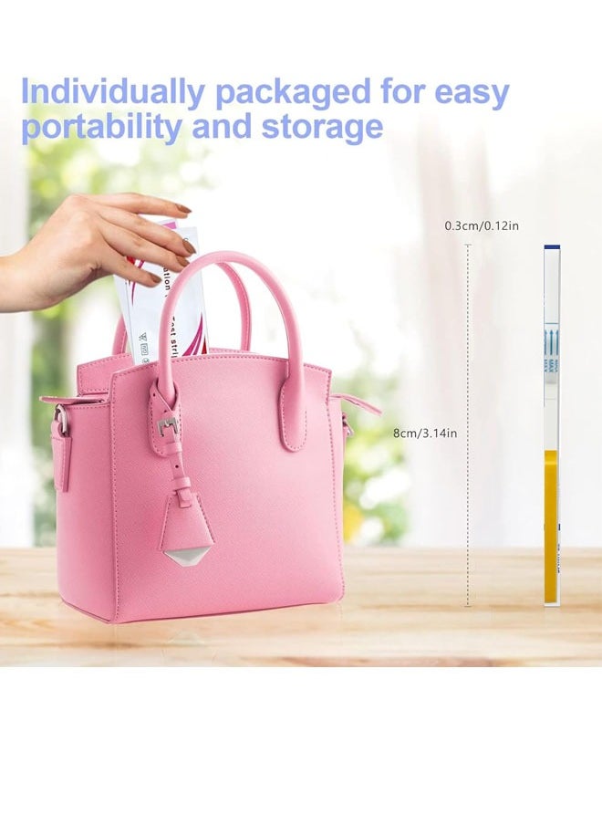 ZVEV - 10pcs Ovulation Predictor Kit, Ovulation Test Strip, for Ovulation Test Ovulation Predict Fertility Monitor Pregnancy Test，Easy to Operate Individual Package - Image 1