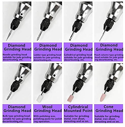 ANGELLOONG Engraving Pen Portable Electric Engraving Tool Kit, Rechargeable Engraver Machine for Metal Glass Wood Leather Jewellery Carving Drilling Lettering - Image 5