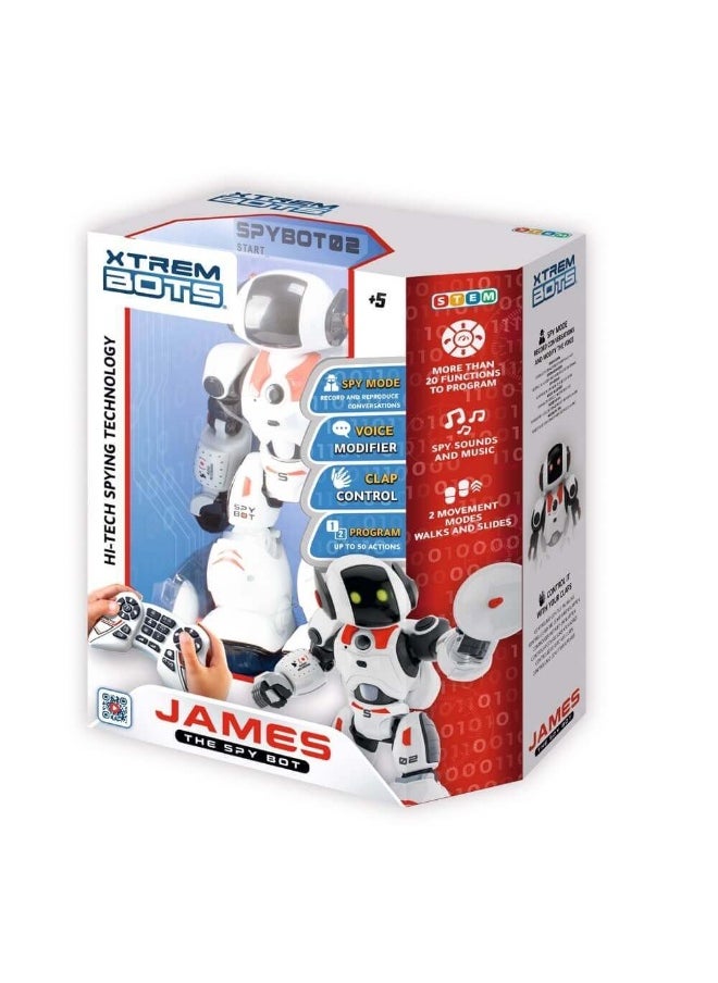 XTREM BOTS James The Spy Bot Toy  - Image 1