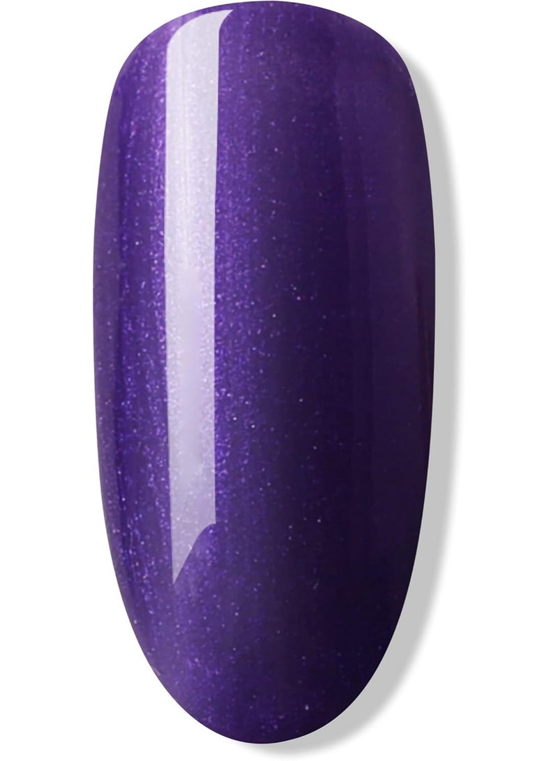 Bluesky Gel Nail Polish Purple Grape 80551 Dark Long Lasting Chip Resistant 10 ml Requires Drying Under UV LED Lamp - Image 2