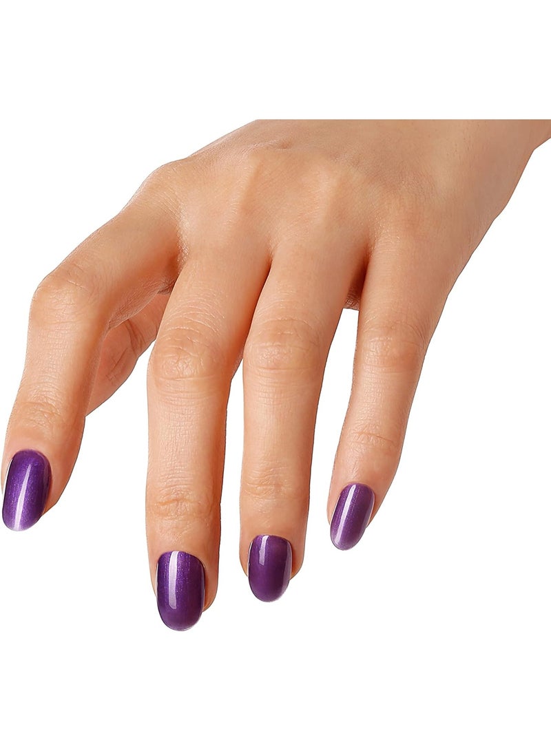 Bluesky Gel Nail Polish Purple Grape 80551 Dark Long Lasting Chip Resistant 10 ml Requires Drying Under UV LED Lamp - Image 3
